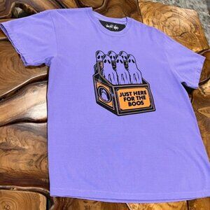 Just Here For The Boos Halloween Oversized T-Shirt